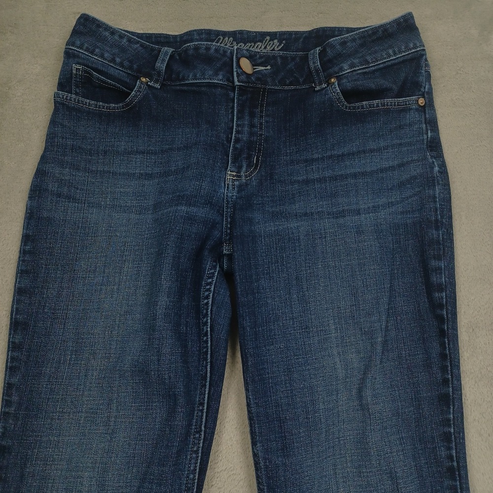 Wrangler Jeans Womens 11 Blue Denim Bootcut Western Cowgirl Workwear - Picture 2 of 9